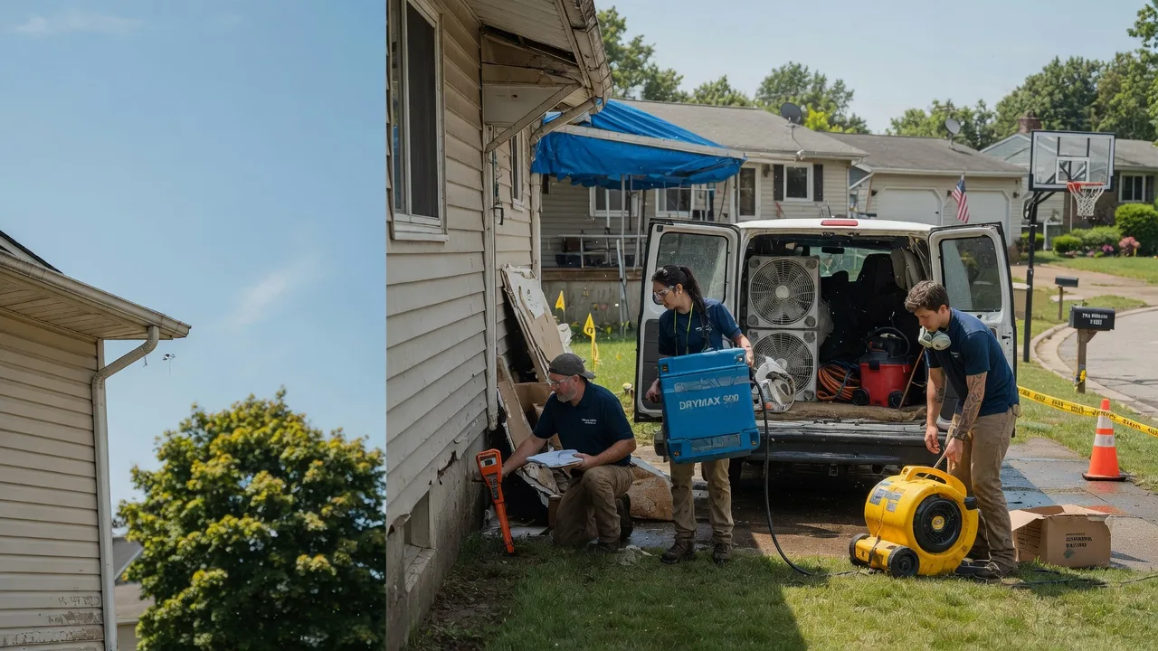 Ceiling Leak Cleanup in Sauk City, WI near me