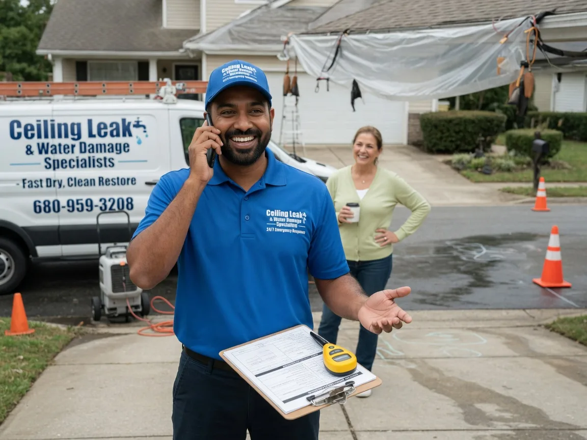 Ceiling Leak Cleanup Sauk City, WI FAQs